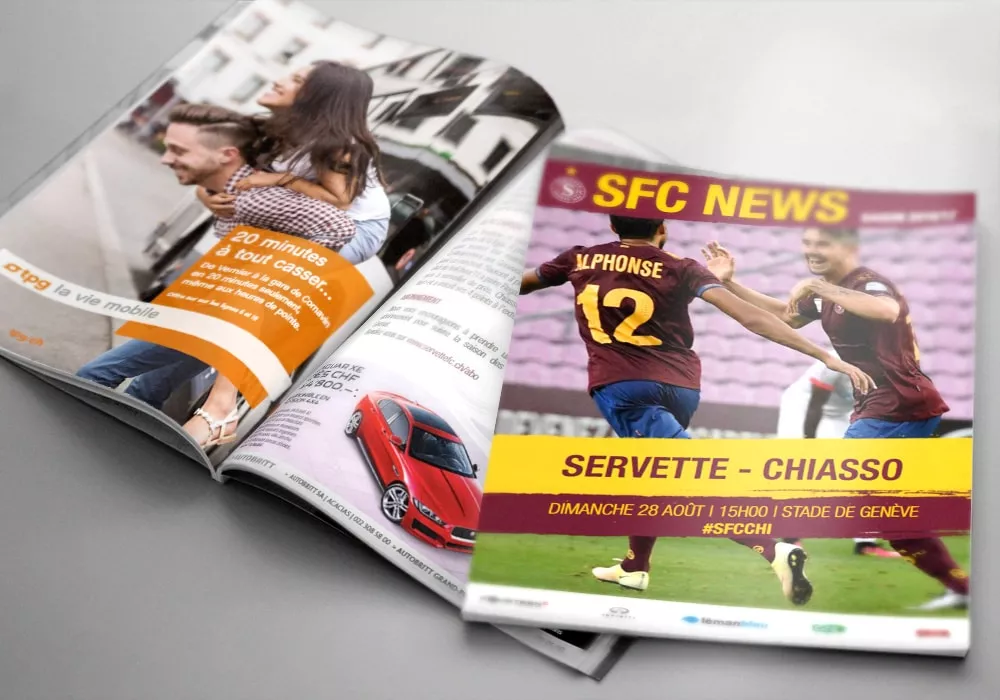 Servette FC — sur ordinateur portable