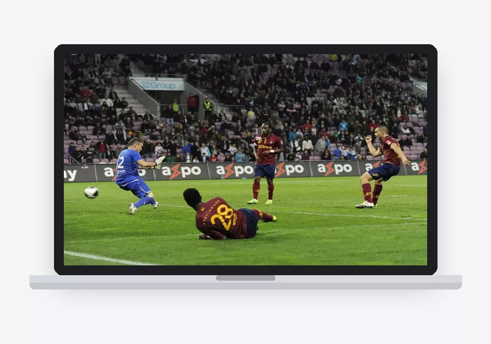 Site Servette FC sur ordinateur portable